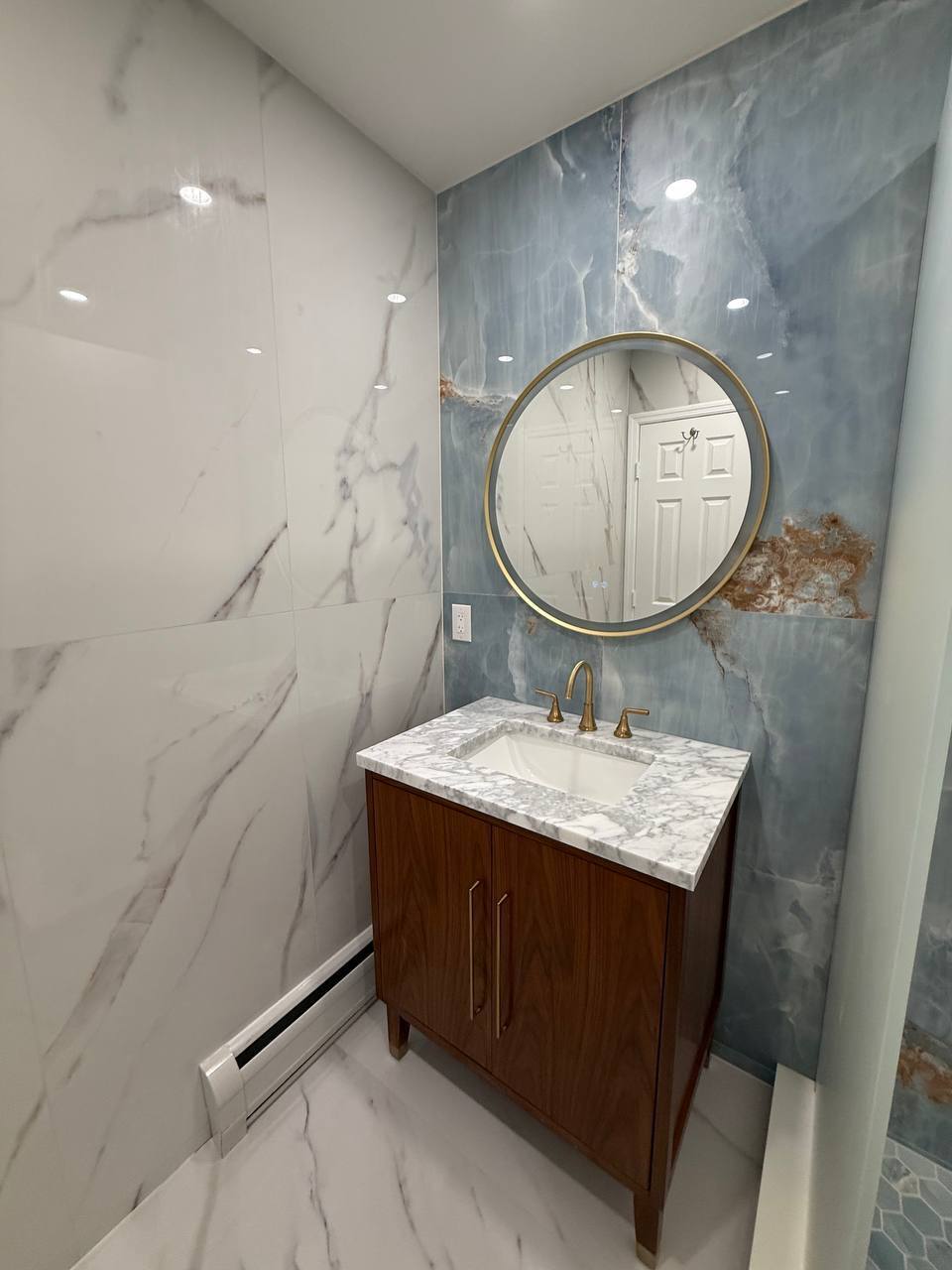 Bathroom remodeling project