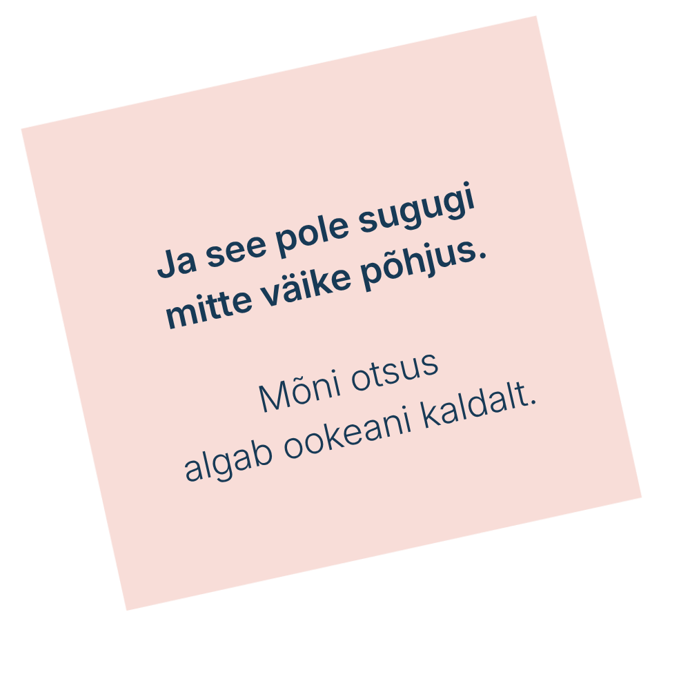 See pole sugugi väike põhjus
