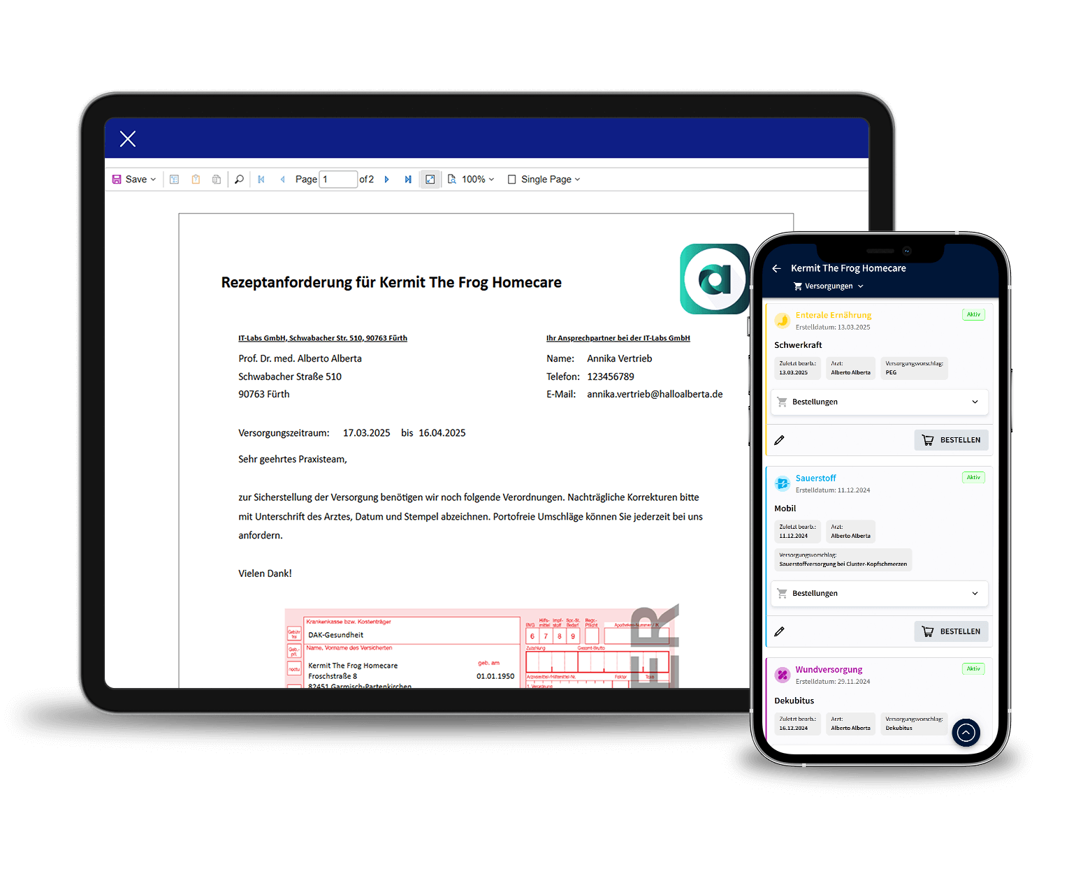 Alerta Software Alberta | Software für Homecare