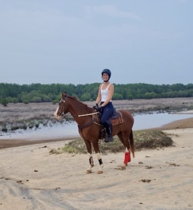 Welfare-first horseback riding at Vonfidel Ranch in Sri Lanka.