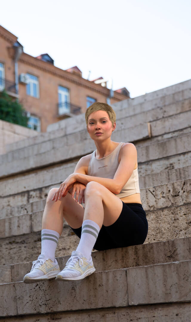 Результат трекинга виртуальной головы персонажа Алионы Пол, в теле реальной актрисы