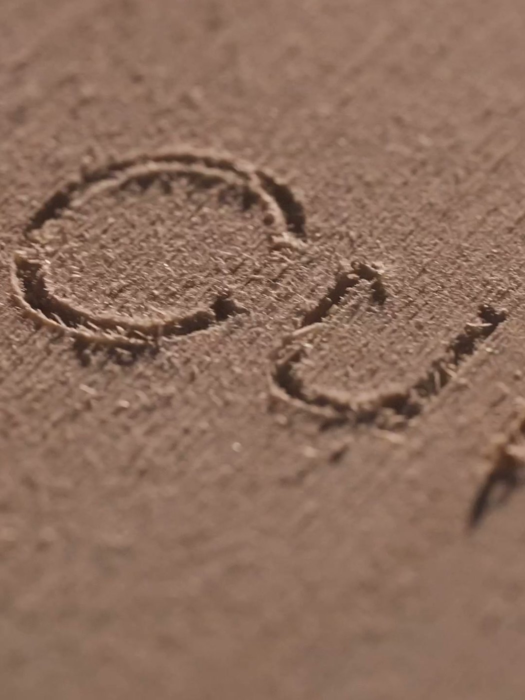 Engraved part marking