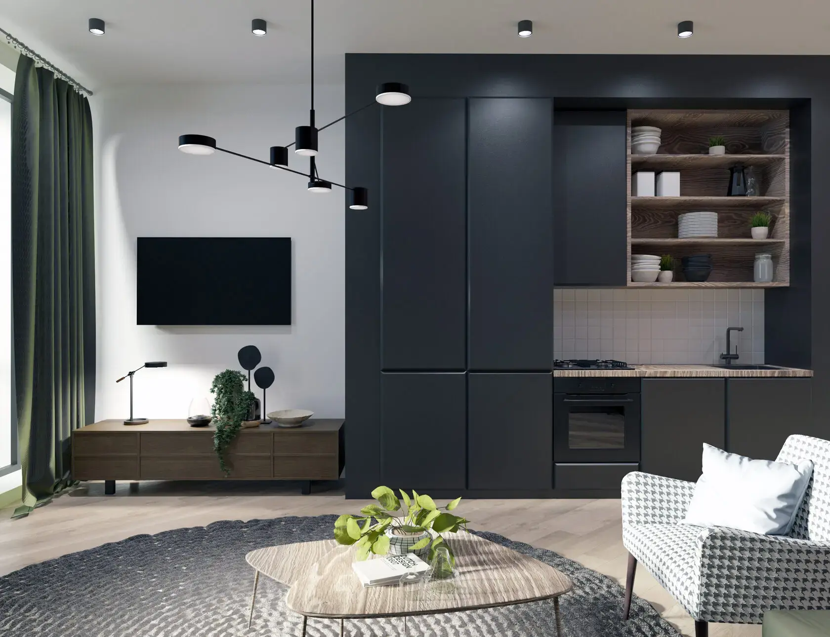Пространство у Стамбульского — интерьер Loft, фото 1