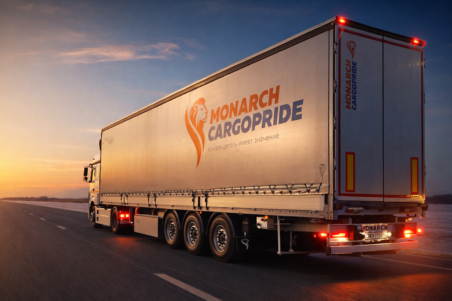 MONARCH CargoPride - шторный полуприцеп без сварки