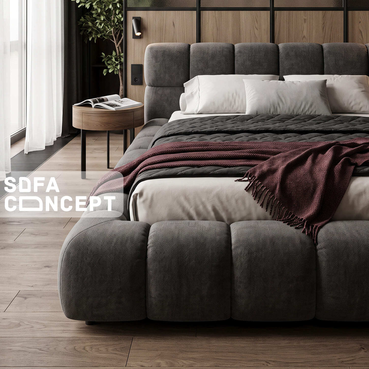 Ліжко Mia в інтер'єрі 09