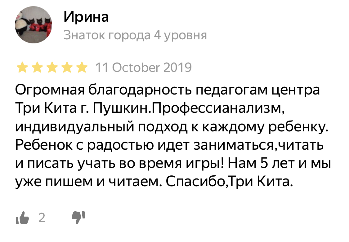 Отзыв о ДОшколе 9