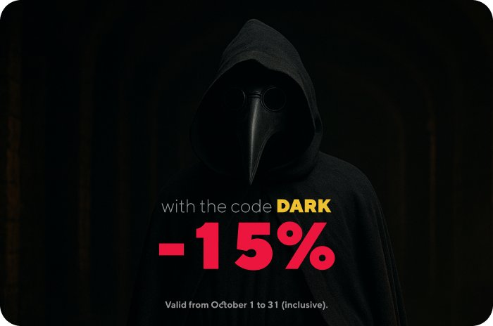 Promo code: Dark -15% 