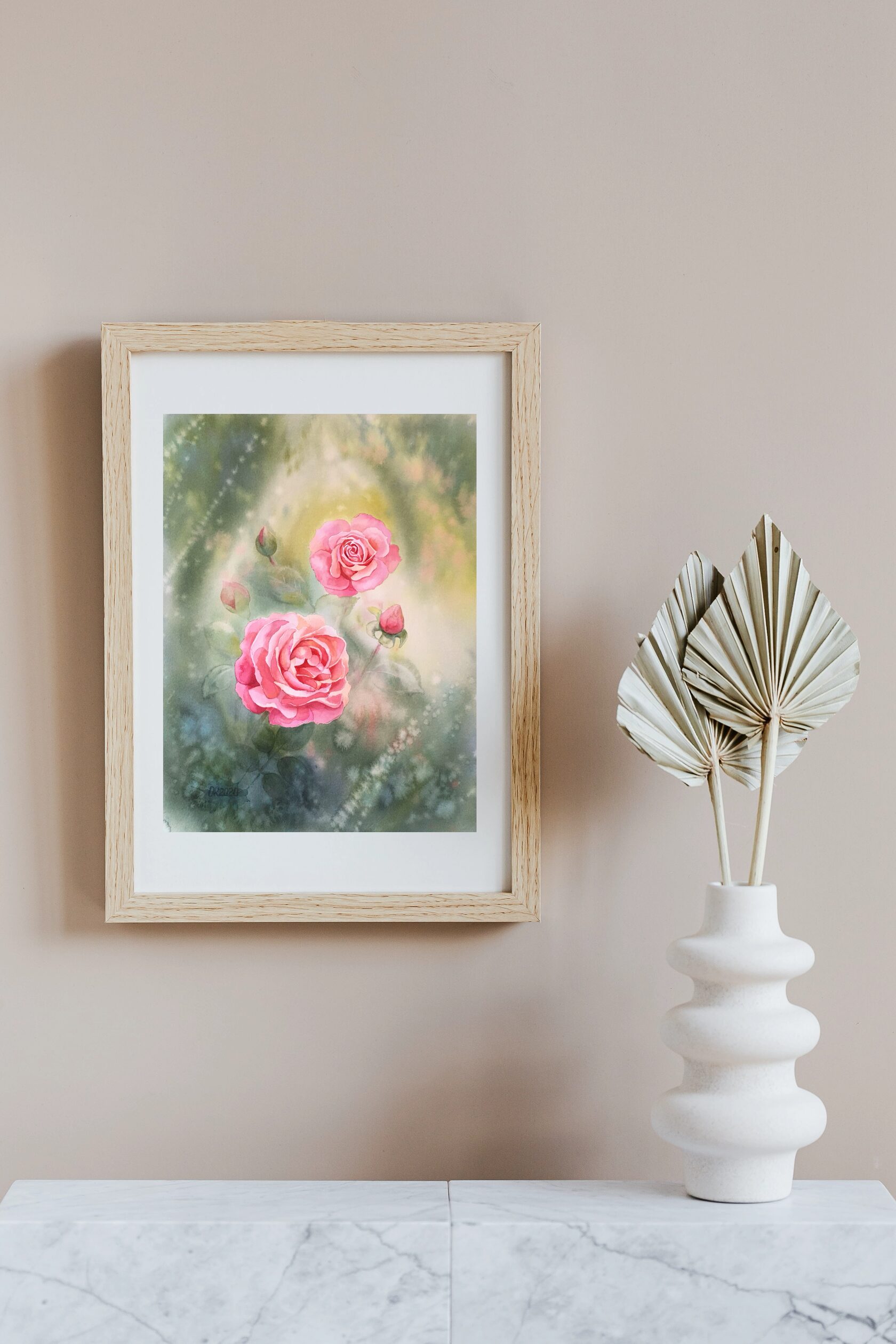 Rose Flower Painting