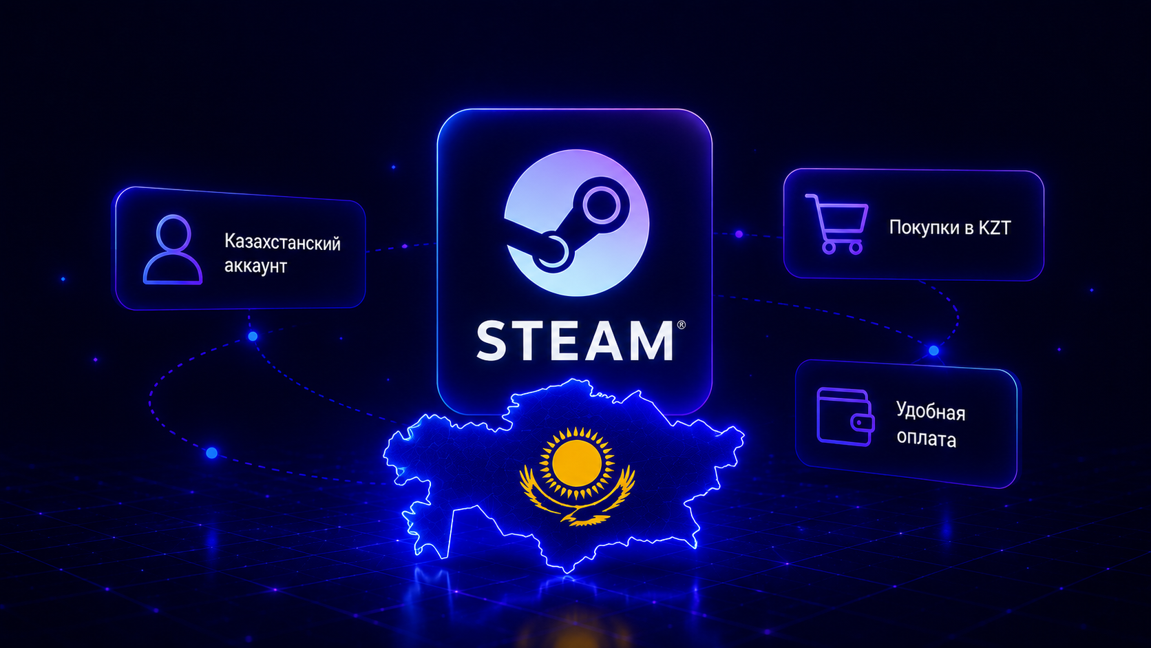 Как сменить регион Steam на Казахстан