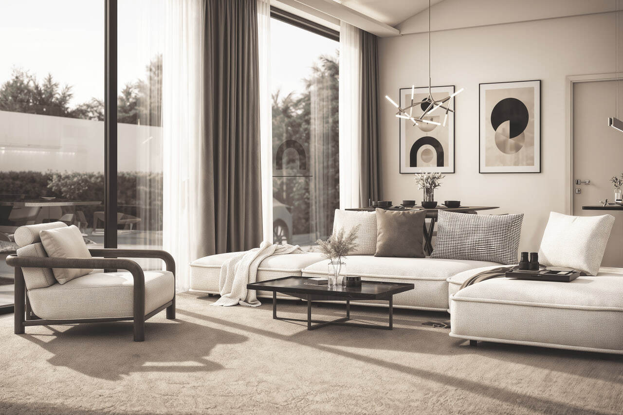 Sun Hills Proxima Villas Phuket — интерьер гостиной