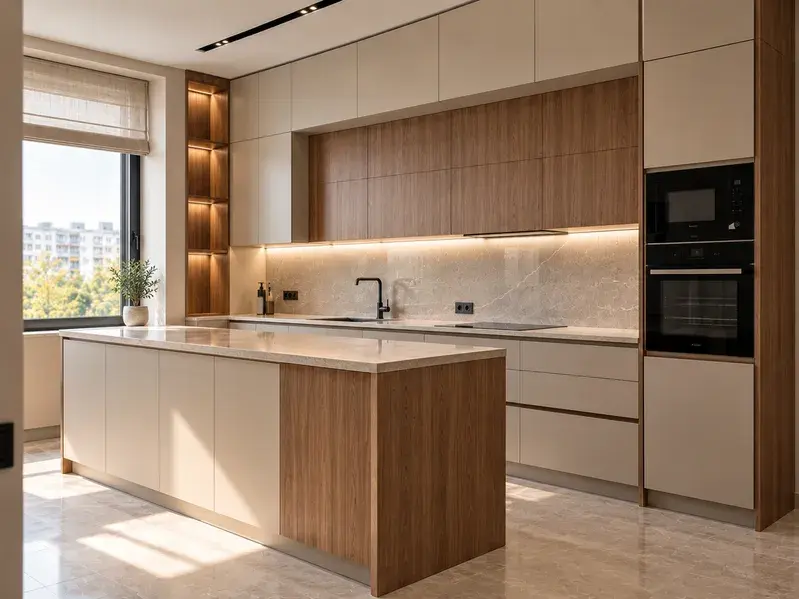 Mobilier modern într-un interior luminos