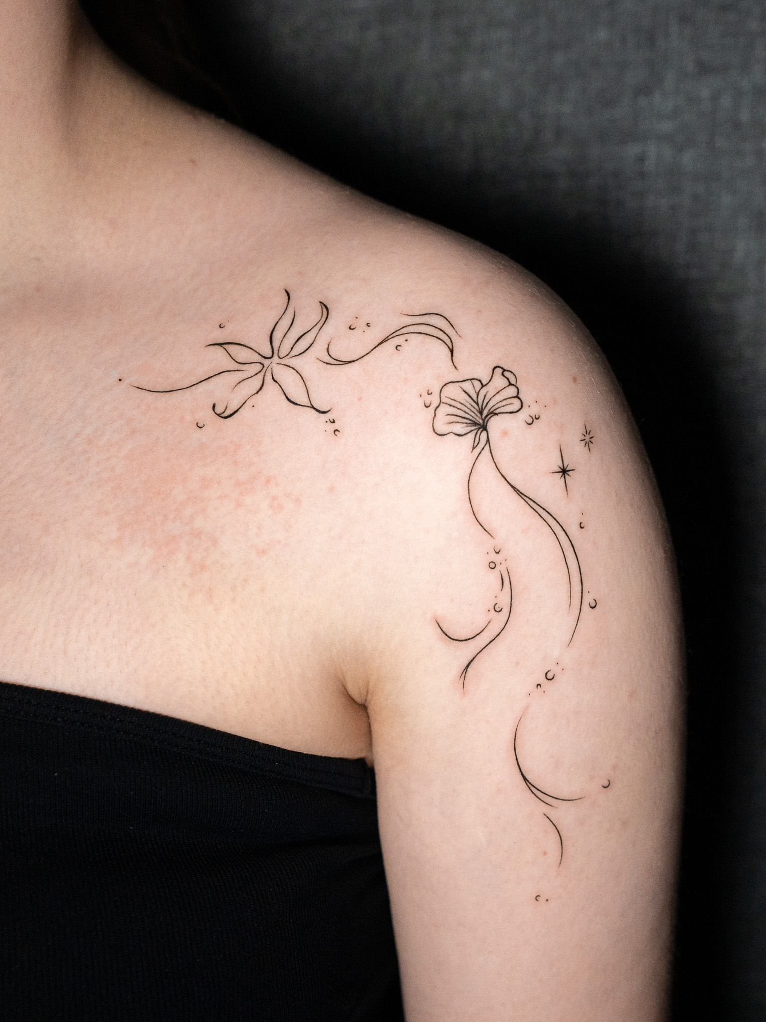 Fine line tattoo example