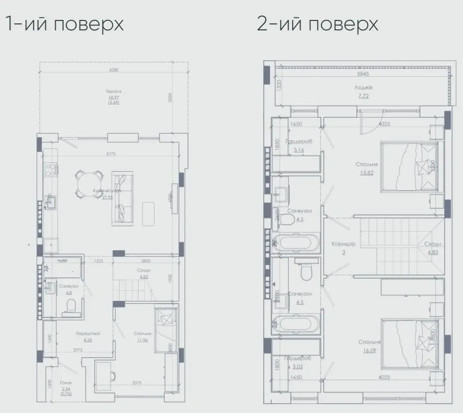 ONE CLUB VILLAGE — планировка таунхауса 4