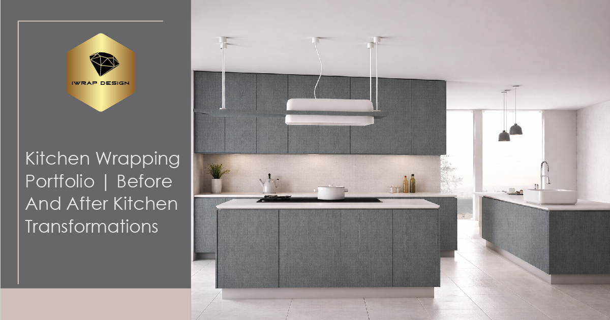 Kitchen Wrapping Portfolio | Before & After Kitchen Transformations
