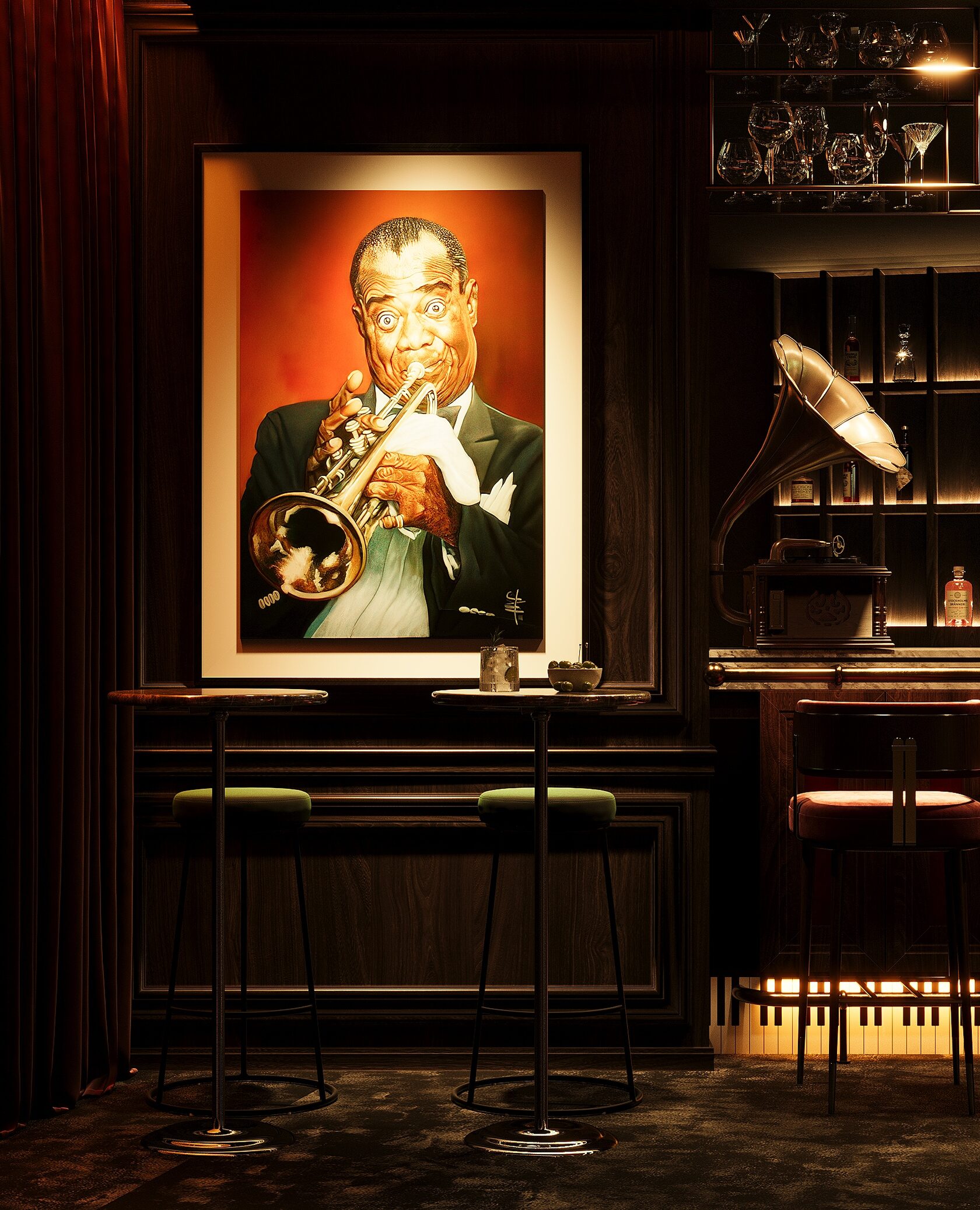Mainstream Jazz Club на минус первом этаже Spatium Hotel