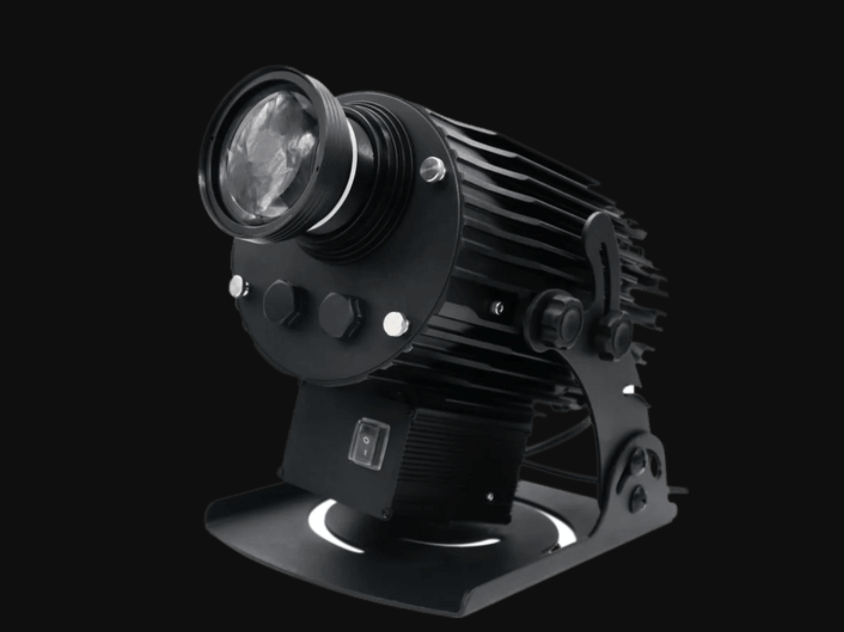 Maintenance inspection of a gobo projector lens and housing