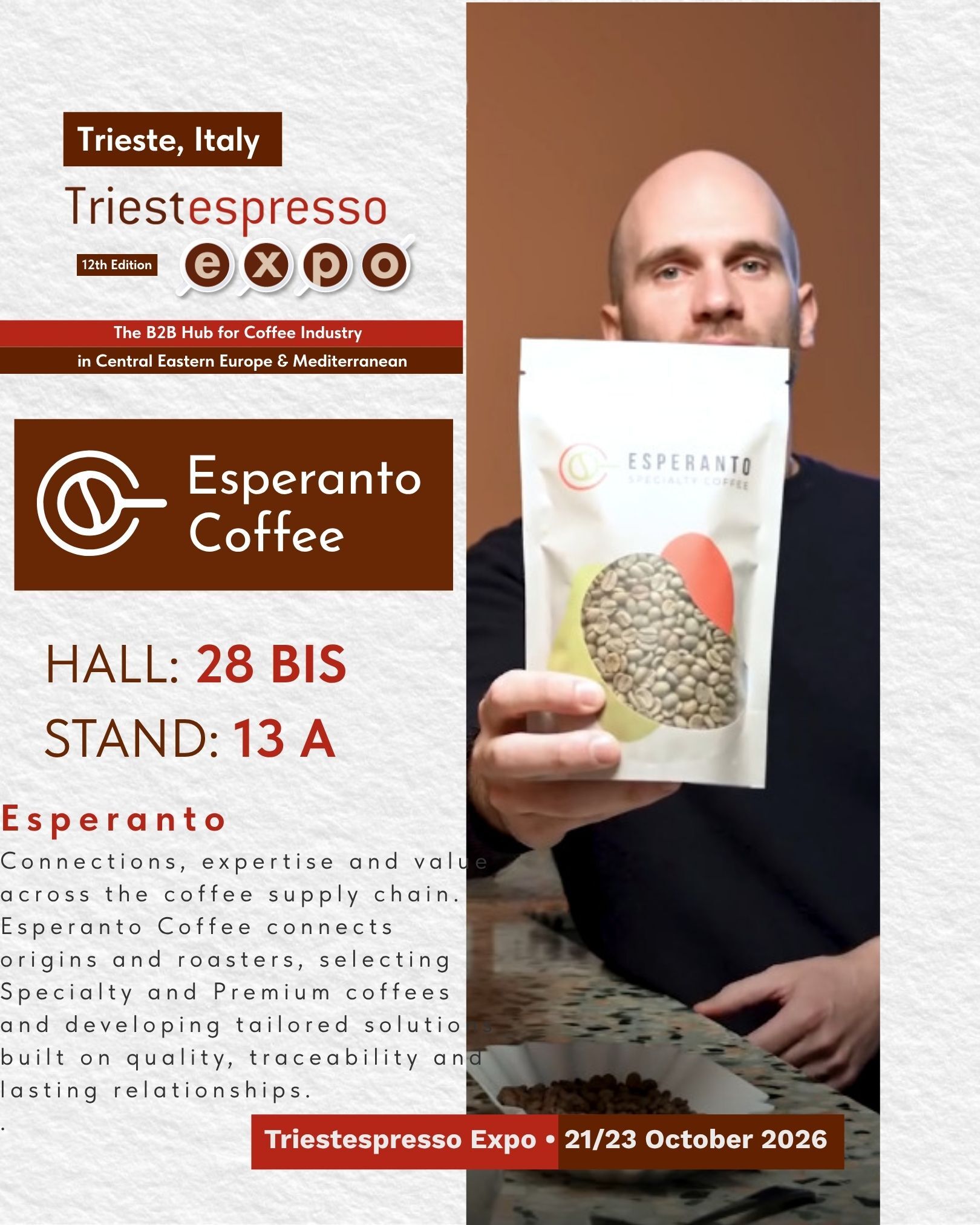 Esperanto Coffee - Stand Triestespresso Expo