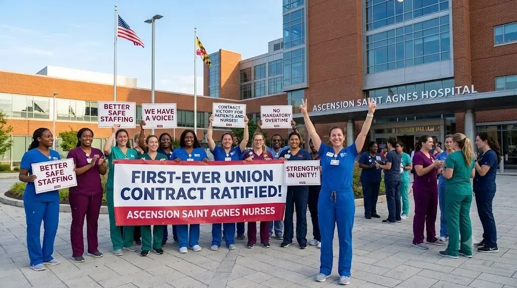 Ascension Saint Agnes Nurses Ratify First-Ever Union Contract