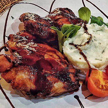 Chicken in oyster glaze – food delivery from DEPO Salsa Grill Restaurant Kyiv