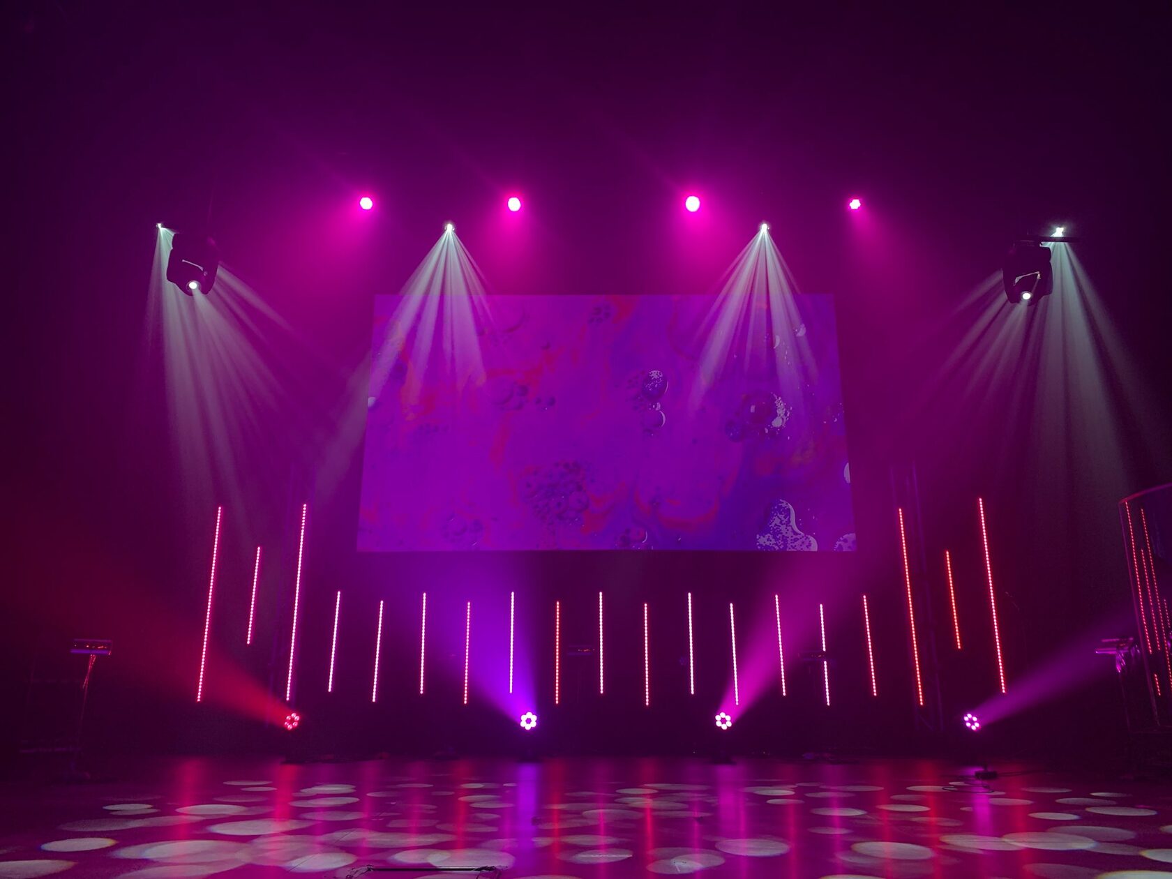Concert stage lights