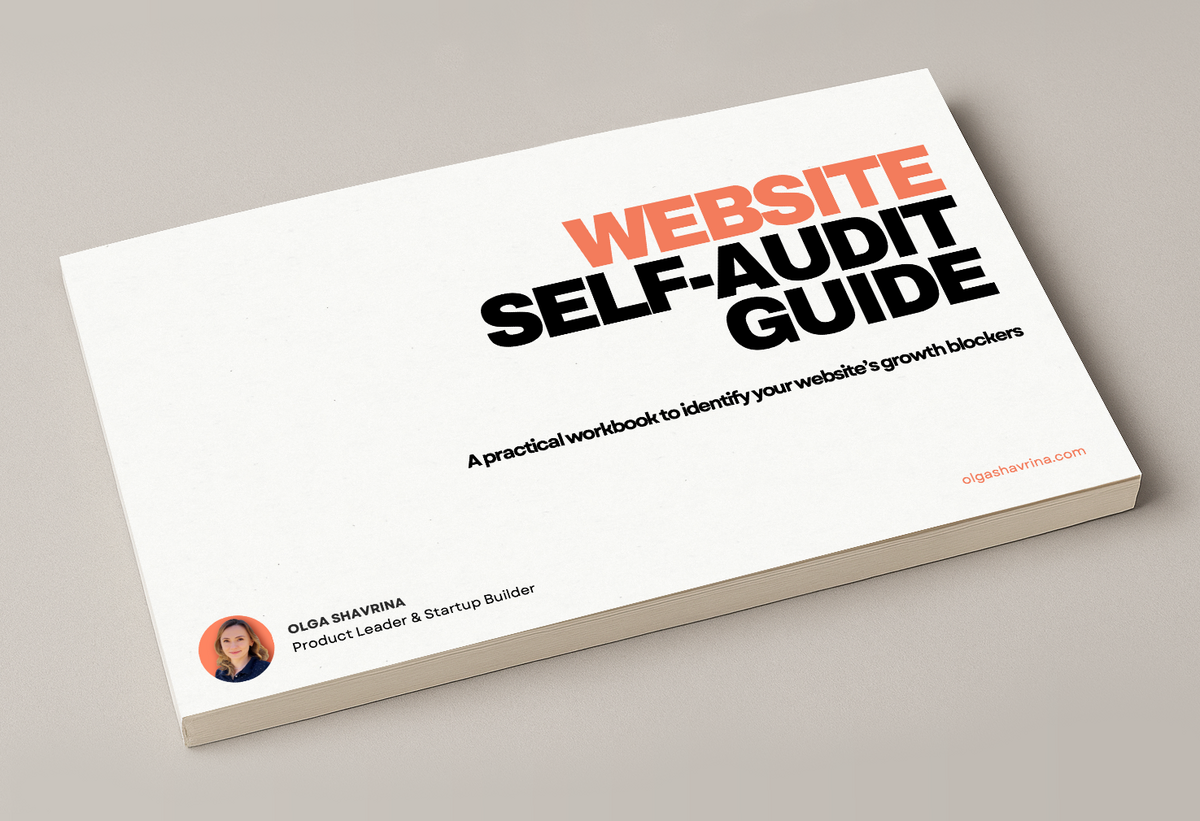 Free Website Audit Checklist – User Experience Audit Guide | Olga Shavrina