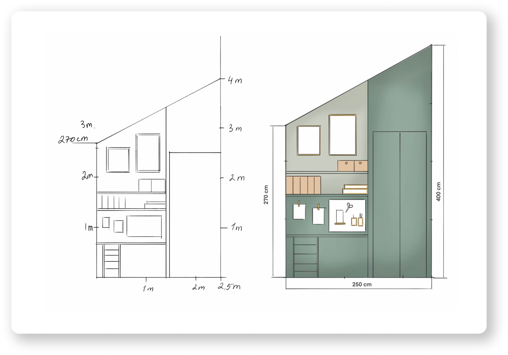Draw elevation views