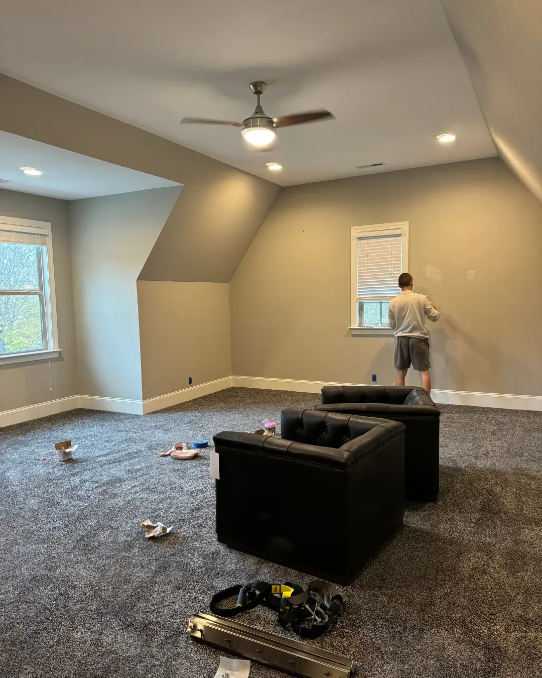 Library before