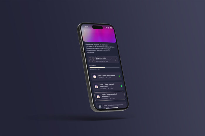 Програма AIM 30 у застосунку Sophy