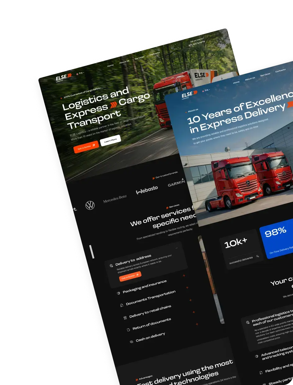 Else Logistics - Pilns rebrendings un digitālā iesaiņošana loģistikas uzņēmumam