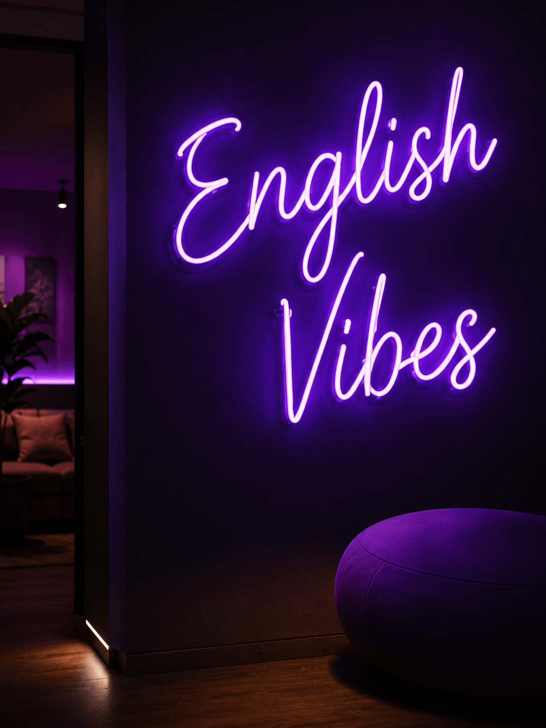 English Vibes neon sign