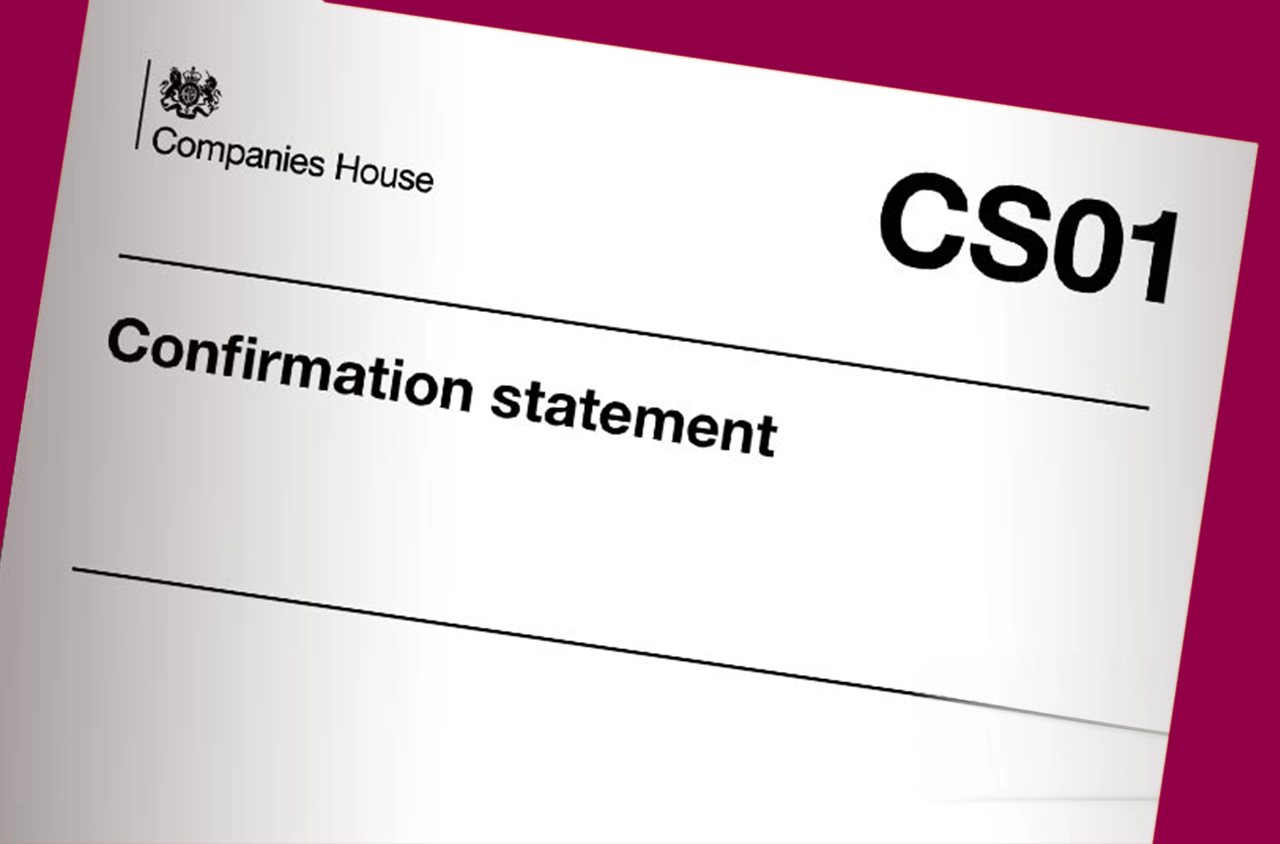Companies House — форма CS01 Confirmation Statement