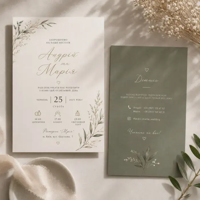 Wedding invitation design