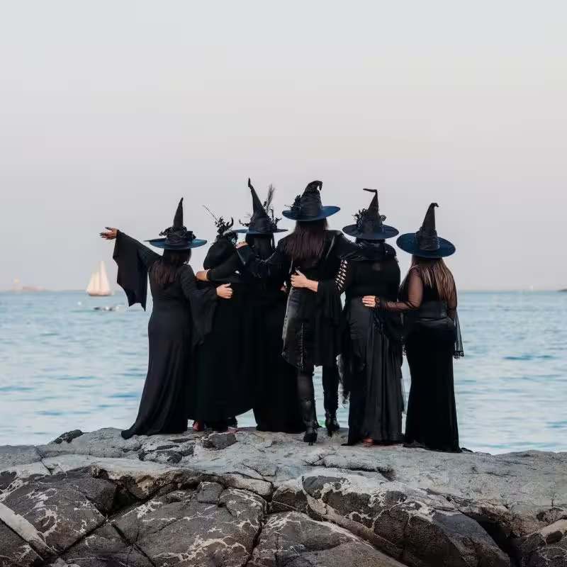 Witch Hats on the Wharf