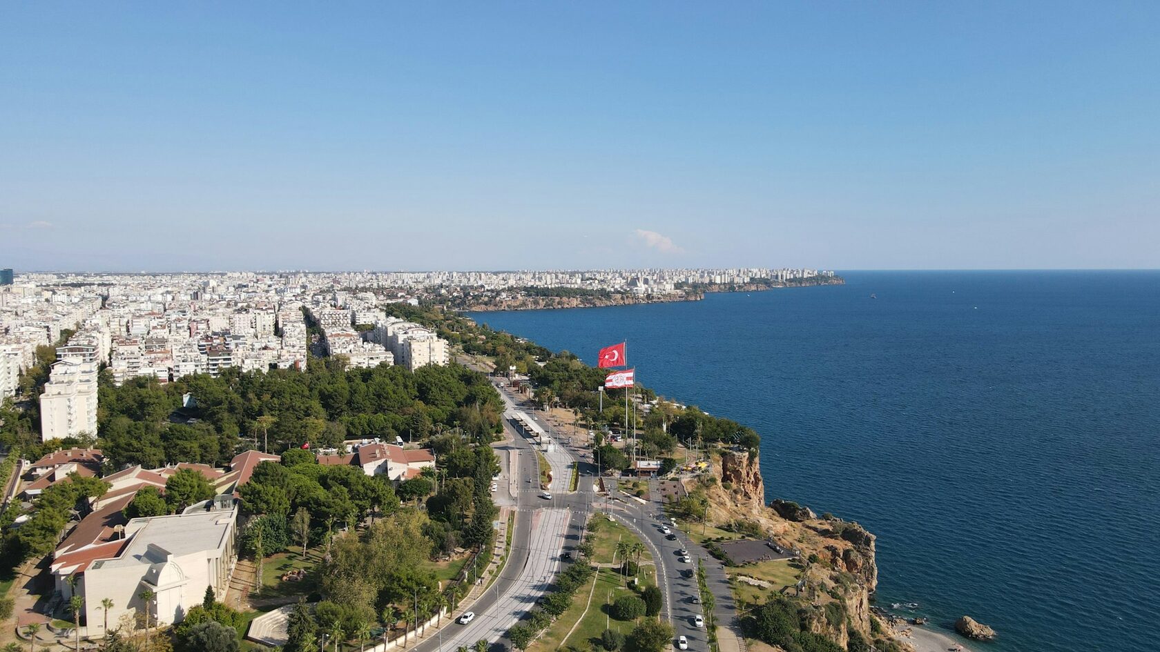 Küstenpanorama von Antalya