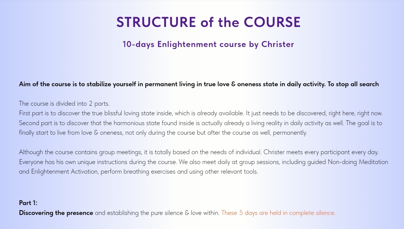 Course Structure