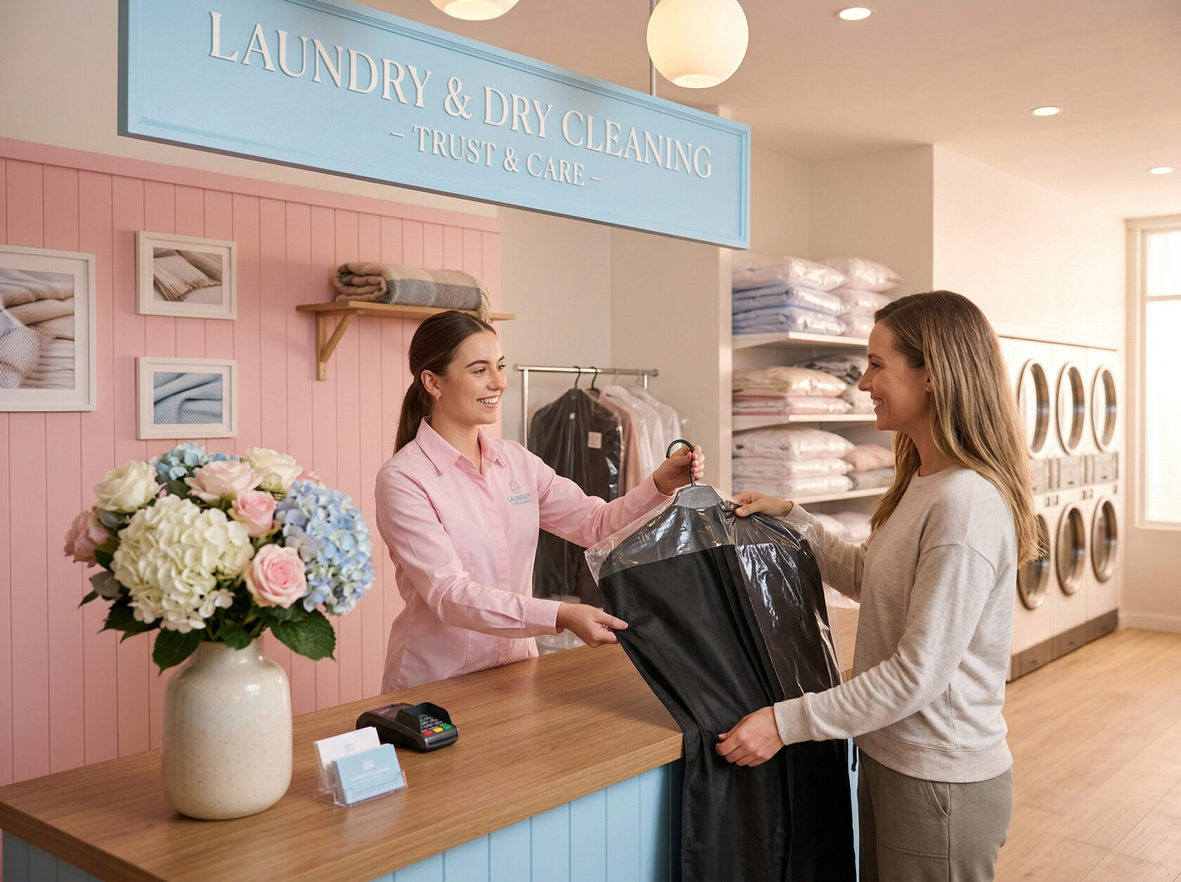 Приймальна зона пральні