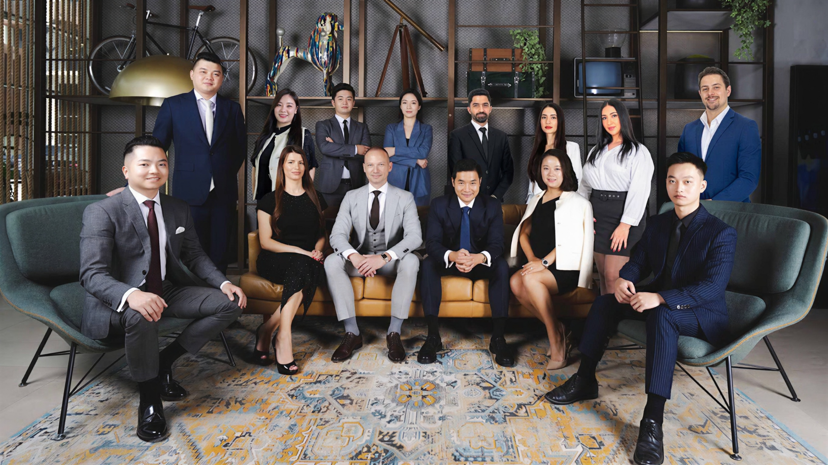 Huaxia Real Estate advisory team in Dubai