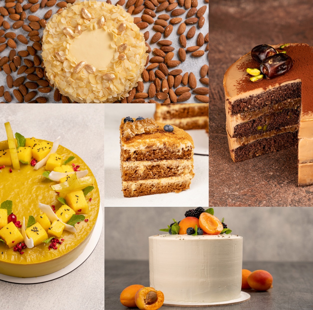 GLUTEN, LACTOSE AND SUGAR FREE CAKES course