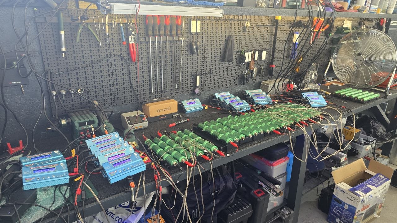 Vue large de toutes les cellules en charge simultanée