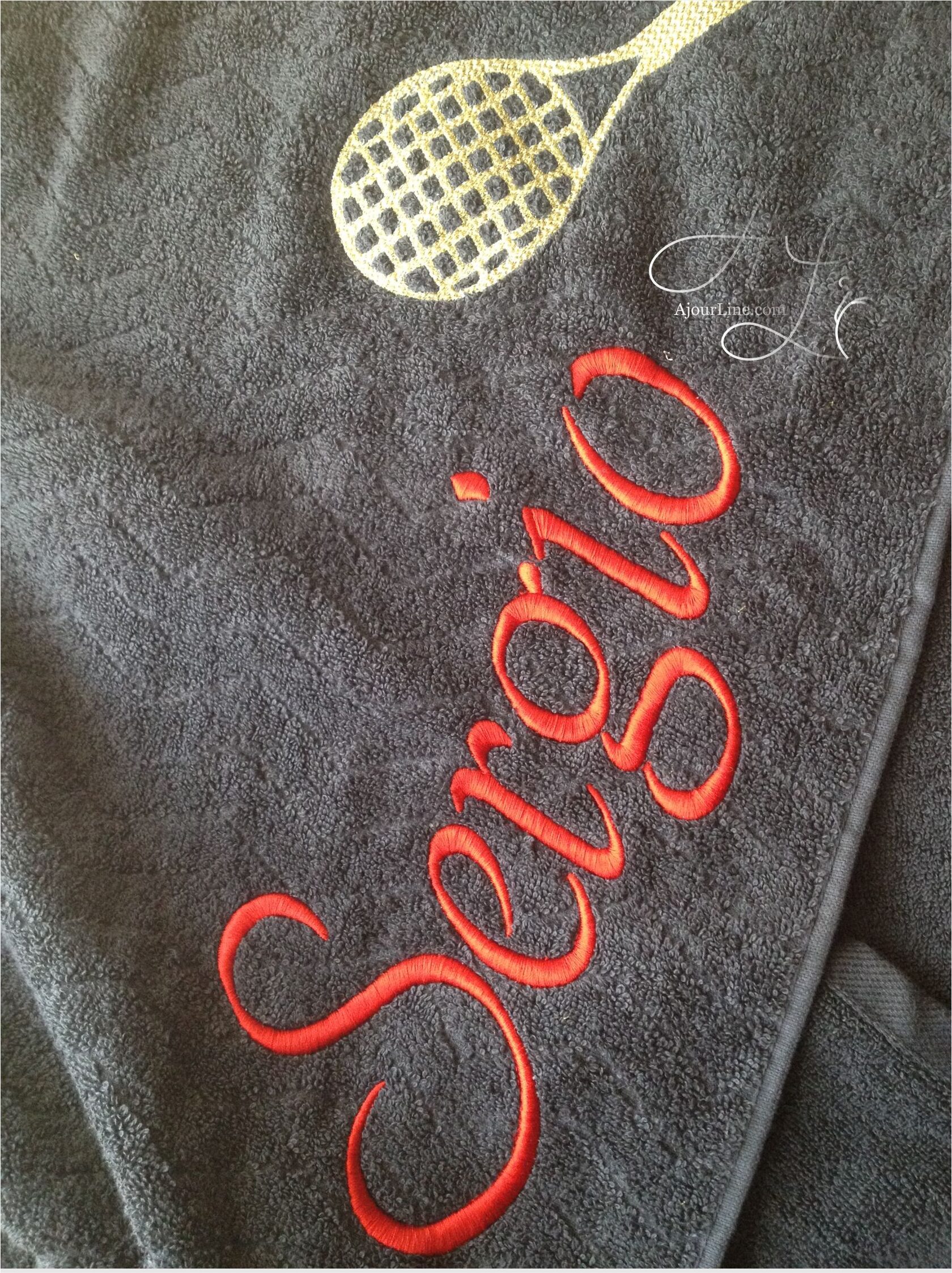 personalized towel gift for sport — a practical and thoughtful present with custom embroidery, perfect for everyday use or special occasions. Handmade in Riga, Latvia. Worldwide shipping available.