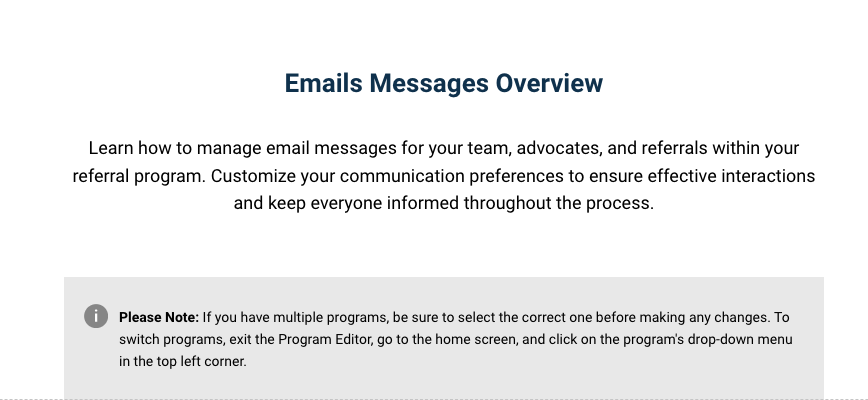 Email Messages Overview | Customize Your Communication