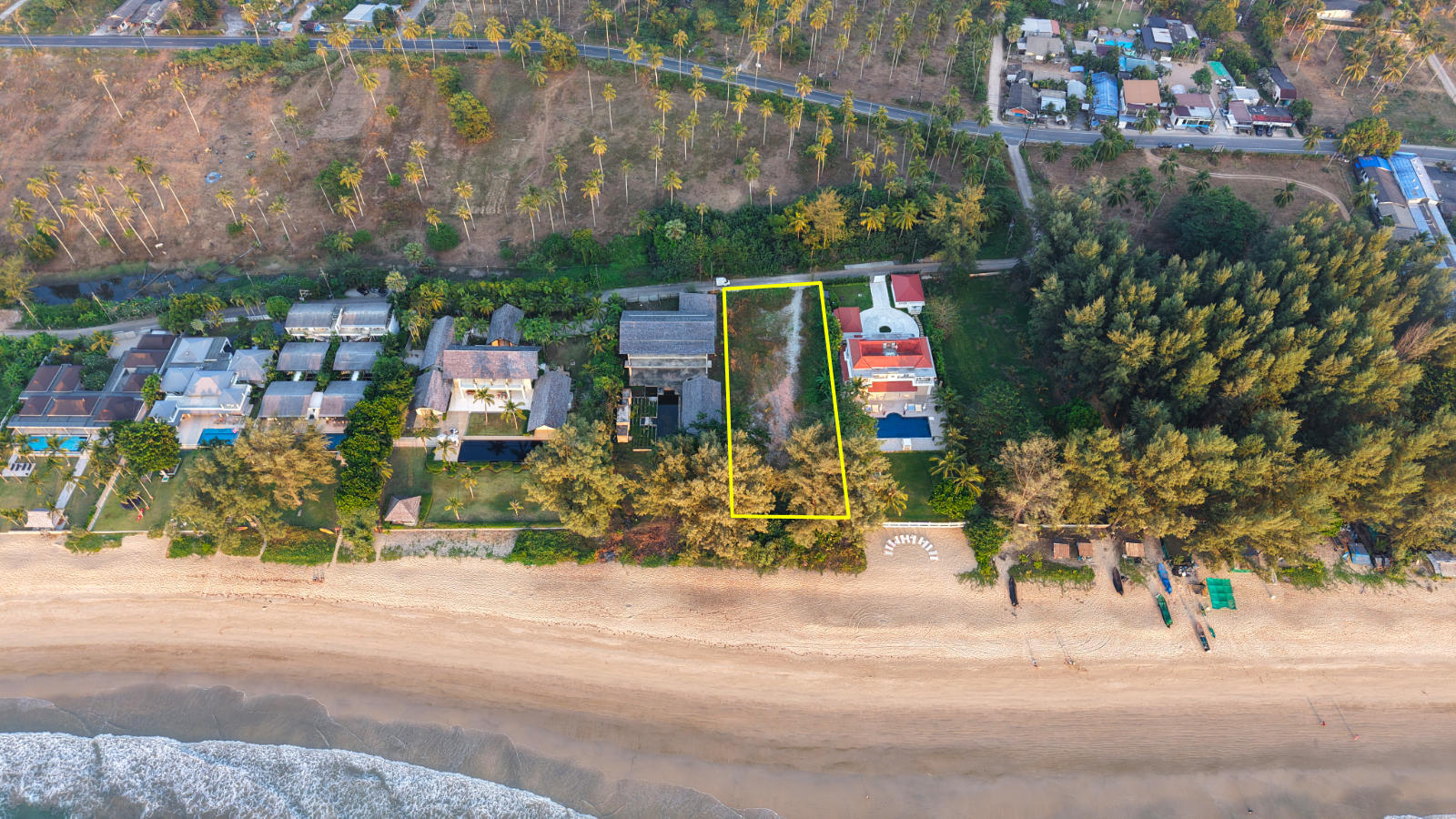 30 metres of absolute beachfront, Natai Beach, Phang Nga