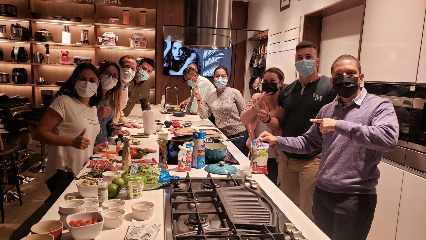 Cooking Team en acción
