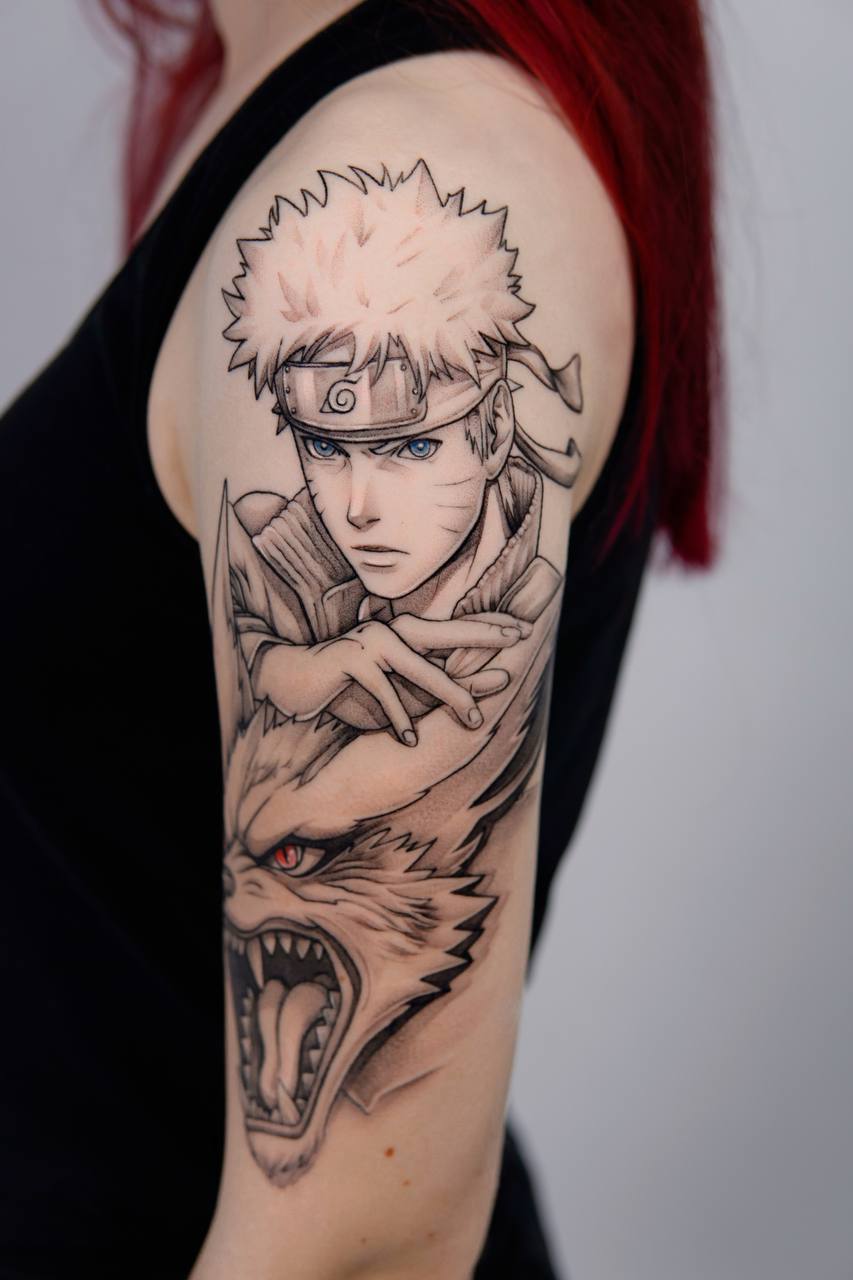 Graphik & Farbe Tattoo von Maria – Arbeit 6
