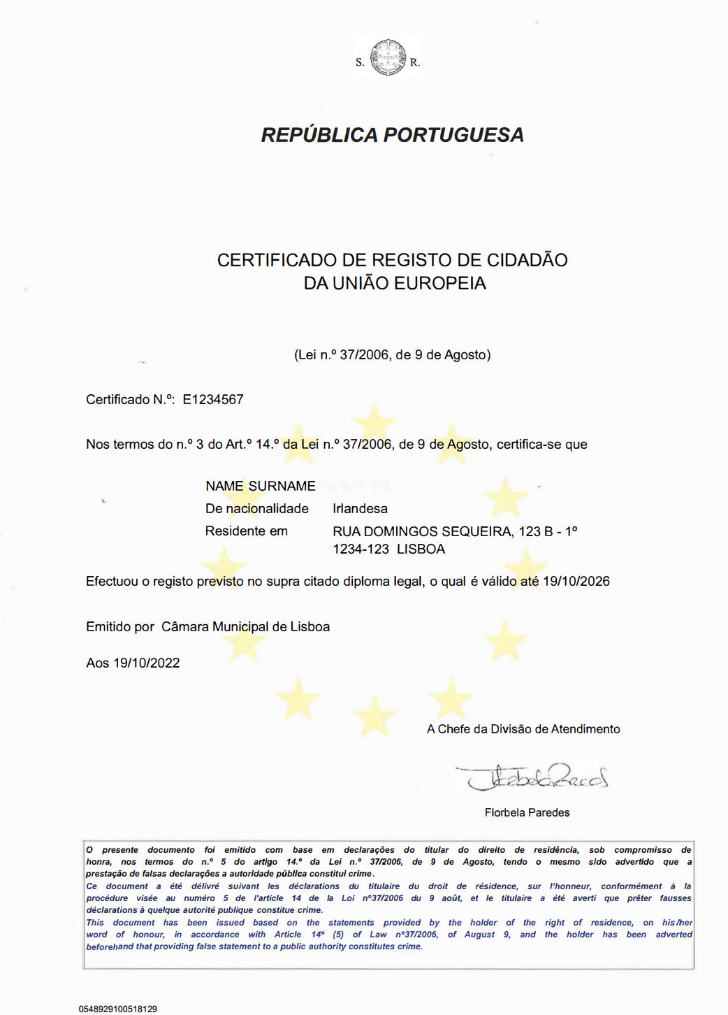 What can I use as proof of address in Portugal as EU citizen ...