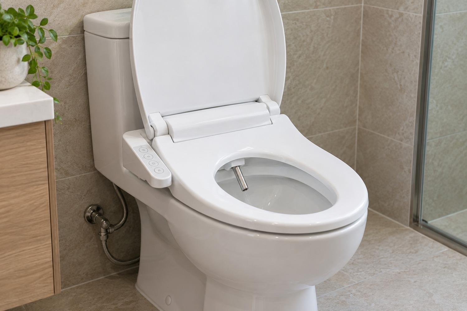 Electronic bidet seat