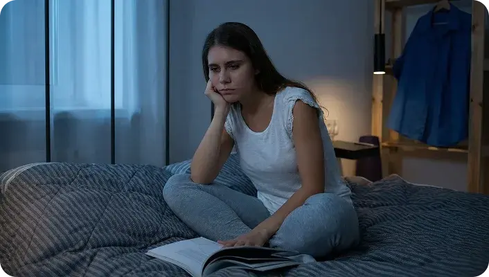 Tired person