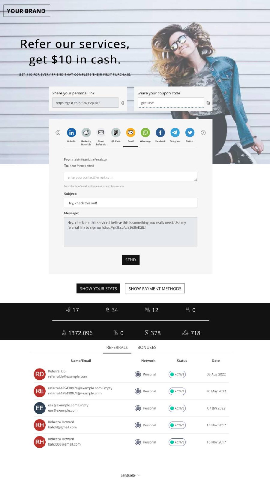 The Most Popular Refer A Friend Template in 2024 Genius Referrals