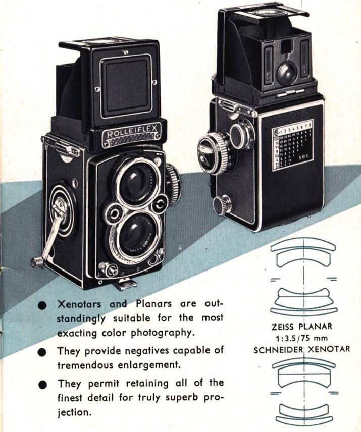 Rolleiflex Ꮲlaner Carl Zeiss Heidosmat READ Rollei Rolleiflex TLR Camera - Carl Zeiss Planar