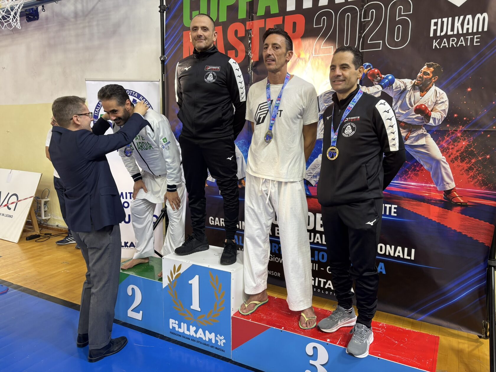 Medaglia d'oro a squadre, Coppa Italia Master